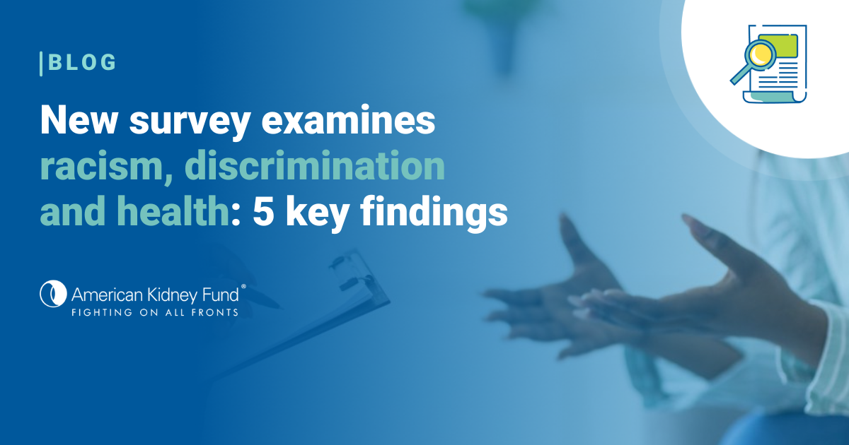 New survey examines racism, discrimination and health 5 key findings